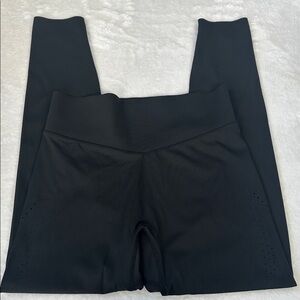 Buffbunny Womens L High Rise Black Breathable Leggings Athletic Workout Gym